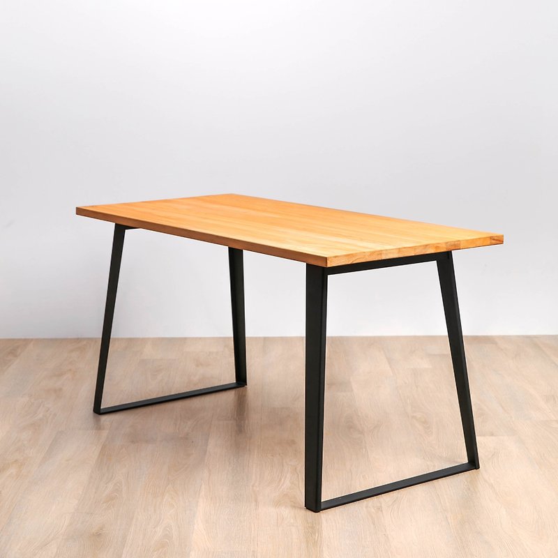 日本桧木 简单原木桌 梯形造型桌脚  Simply Wood Table - 餐桌/书桌 - 木头 咖啡色