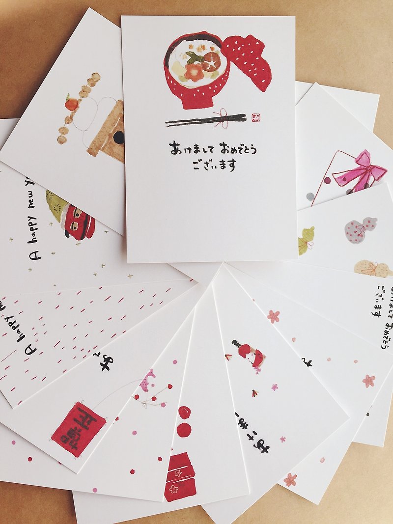 洛可可草莓 WELKIN今年还不错龙年贺卡 手工明信片-13件+隐藏版 - 卡片/明信片 - 纸 