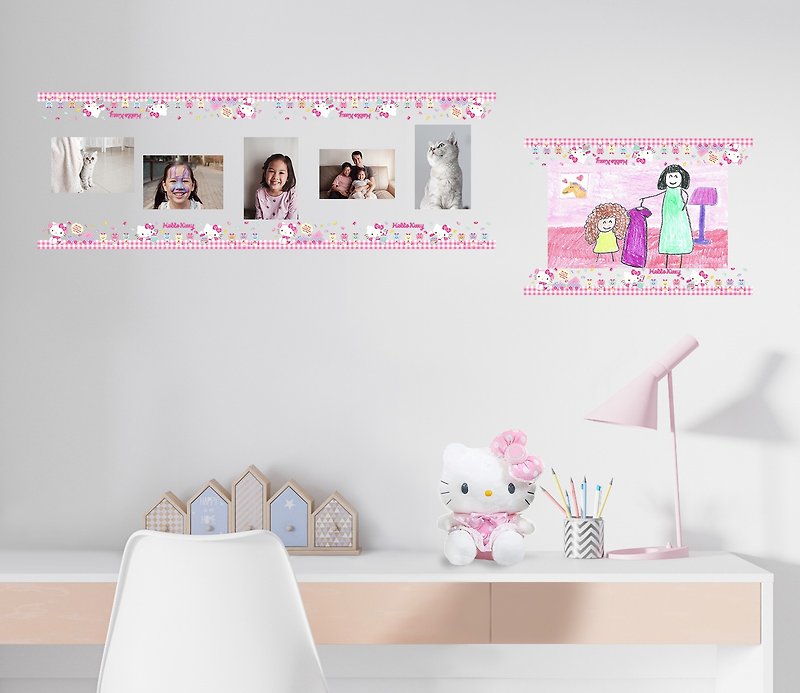 QuickFilm 静电无痕透明贴 – Hello Kitty - 墙贴/壁贴 - 塑料 粉红色