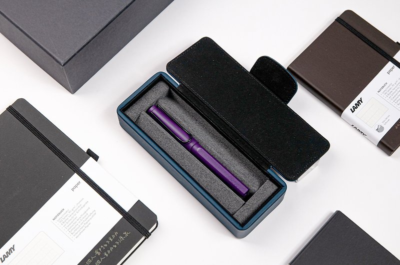 【雷雕免费刻字】LAMY 钢珠笔皮革笔盒 湛蓝 / SAFARI - 紫丁香 - 钢珠笔 - 塑料 紫色