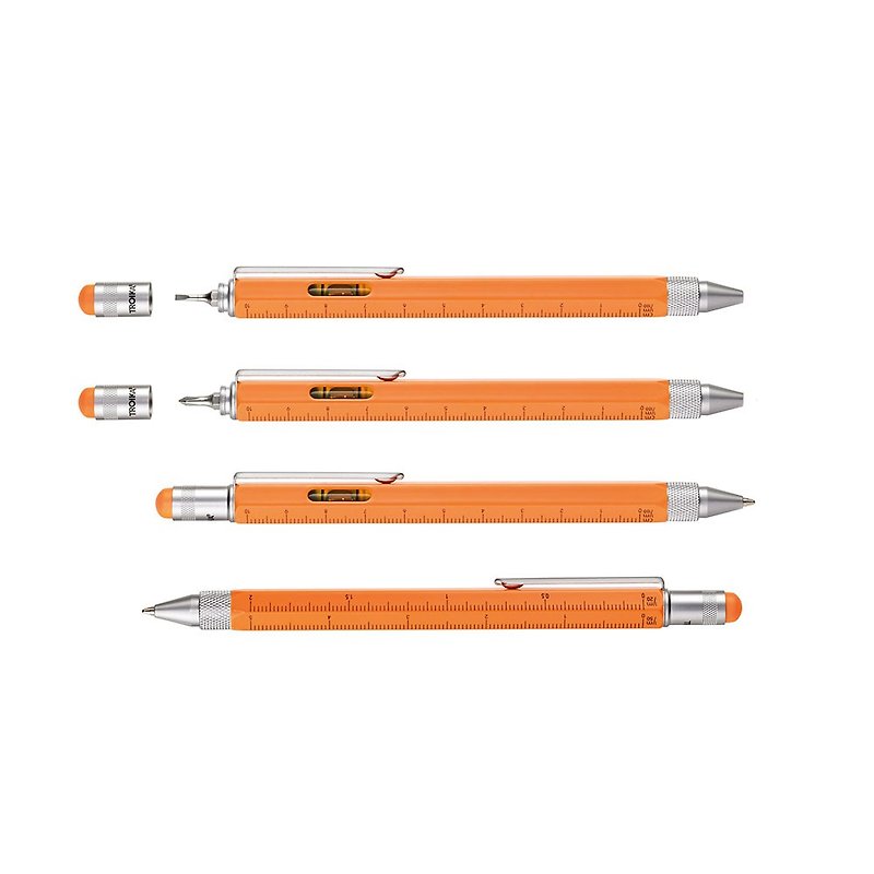 多功能工具笔(橘色) - 圆珠笔/中性笔 - 其他金属 橘色