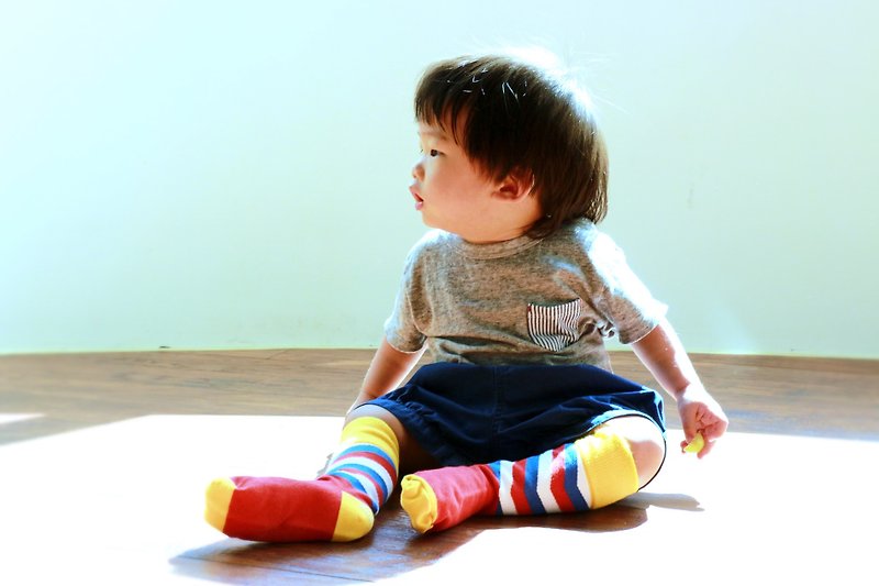 英伦风童袜 - MATPEWKA 经典斜纹袜子 - 英国设计 - 其他 - 棉．麻 多色