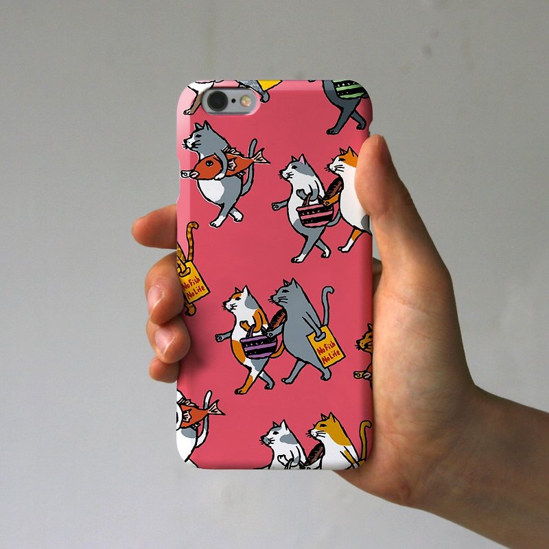 iPhoneケース　猫たち　ピンク - 手机壳/手机套 - 塑料 粉红色