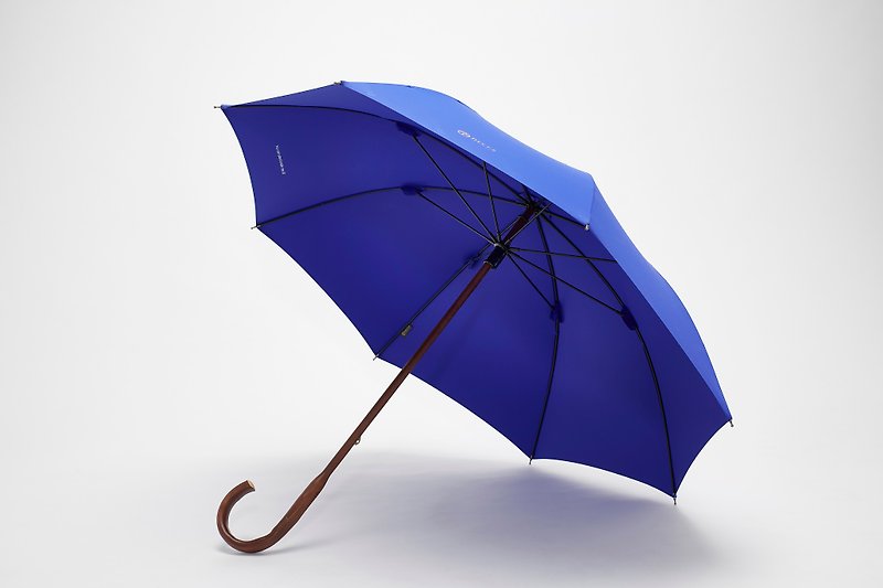 CLASSIC WOODEN经典威登伞-深邃蓝 - 雨伞/雨衣 - 丝．绢 蓝色