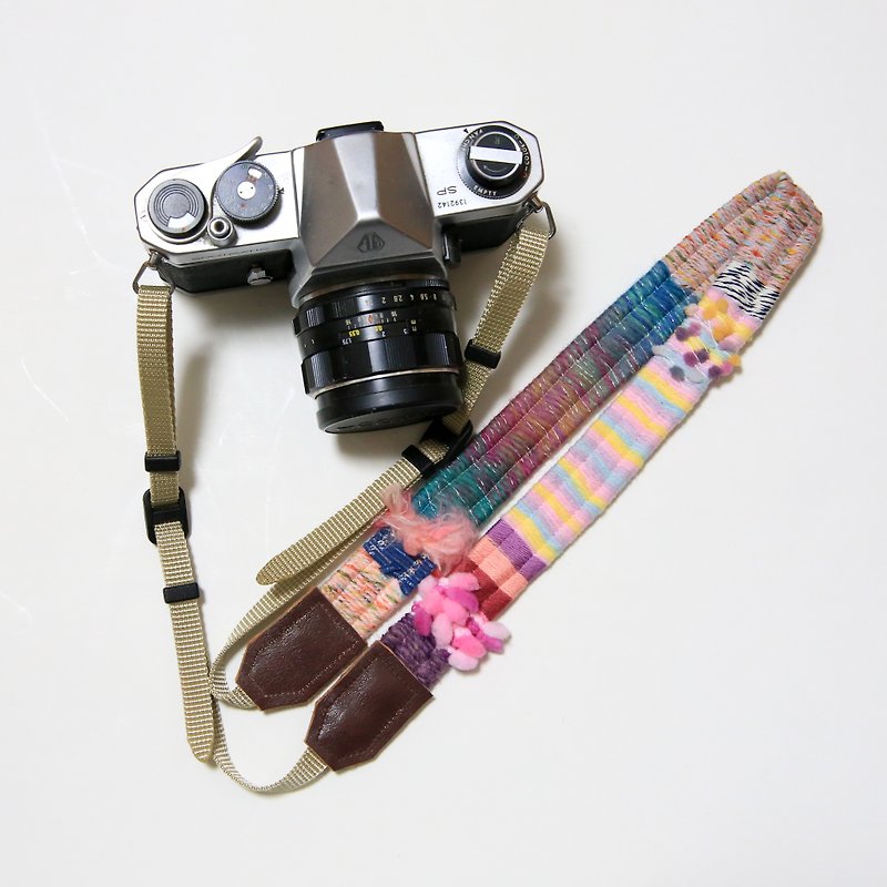 ヤーンのカメラストラップ#12/1/4再販 - 证件套/卡套 - 其他材质 粉红色