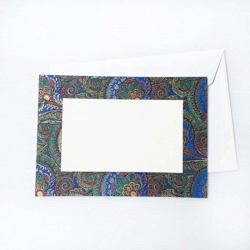 美国边框图腾邀请卡(5入) | Peggy Toole - 卡片/明信片 - 纸 蓝色