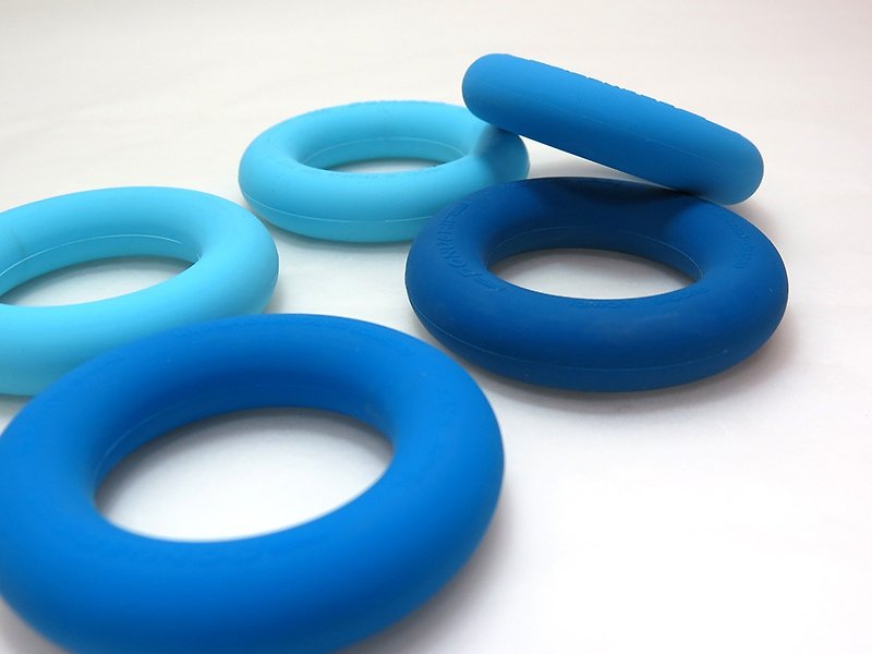 donugrip 甜甜握力圈—渐层蓝(5入) - 其他 - 硅胶 蓝色