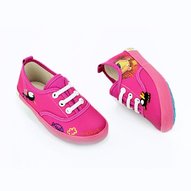 亲子企鹅鞋 – 紫红蚊子的声音 童鞋(小孩款) - 童装鞋 - 其他材质 红色