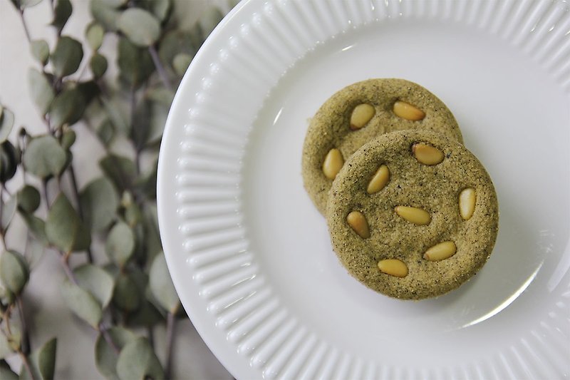 松子乌龙茶饼干 - 手工饼干 - 新鲜食材 绿色