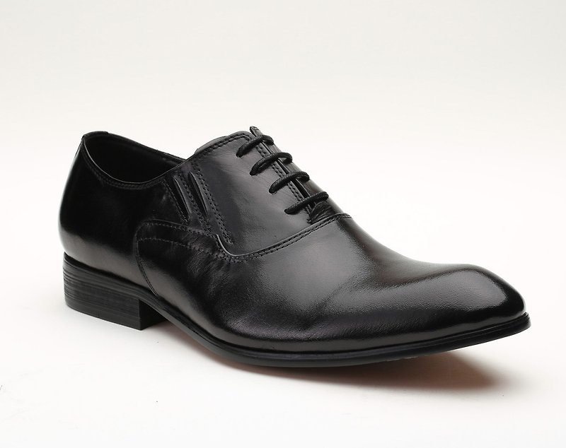 Kings Collection 真皮格拉德斯通皮鞋 KV80026 黑色 - 男款皮鞋 - 真皮 黑色