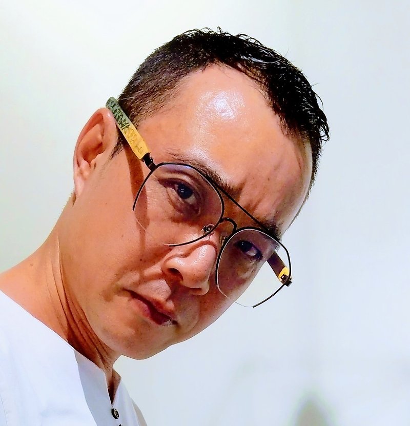Mr.Banboo台湾手工眼镜【雕刻老窗花 寒梅系列 】台湾桂竹 - 眼镜/眼镜框 - 竹 
