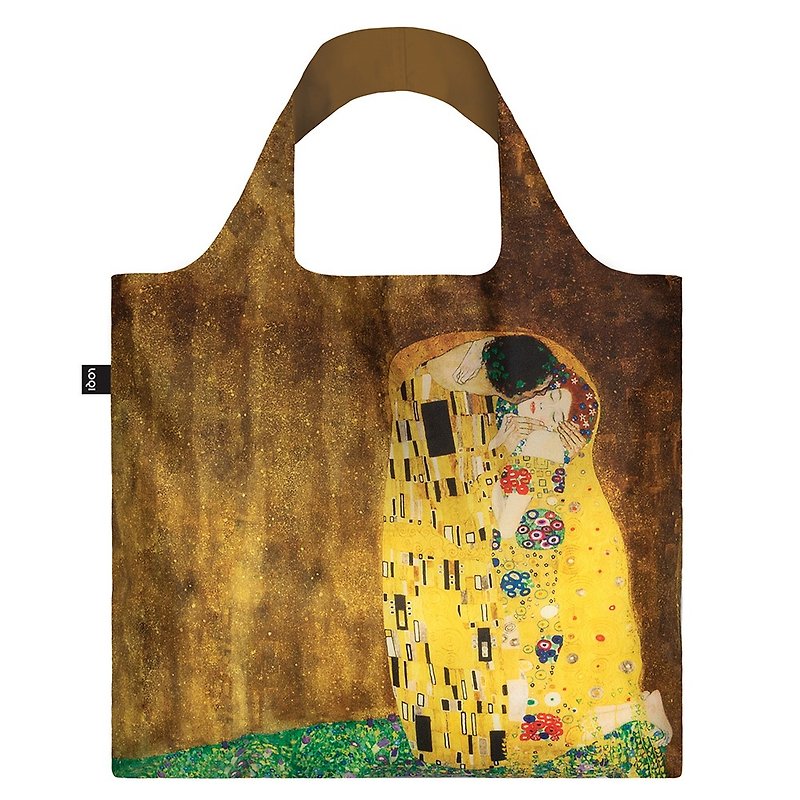 LOQI 购物袋-博物馆系列 (克林姆 - 吻 GKKI) - 侧背包/斜挎包 - 聚酯纤维 多色
