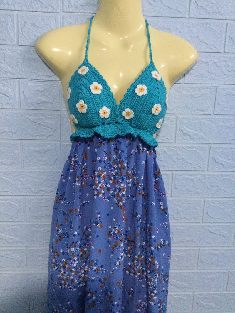 Crochet dress for women bikini size M - 洋装/连衣裙 - 其他材质 