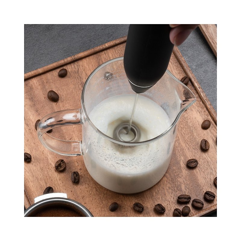 (多色)电动奶泡器-充电式【Howsdomo Coffee】 - 咖啡壶/周边 - 不锈钢 黑色