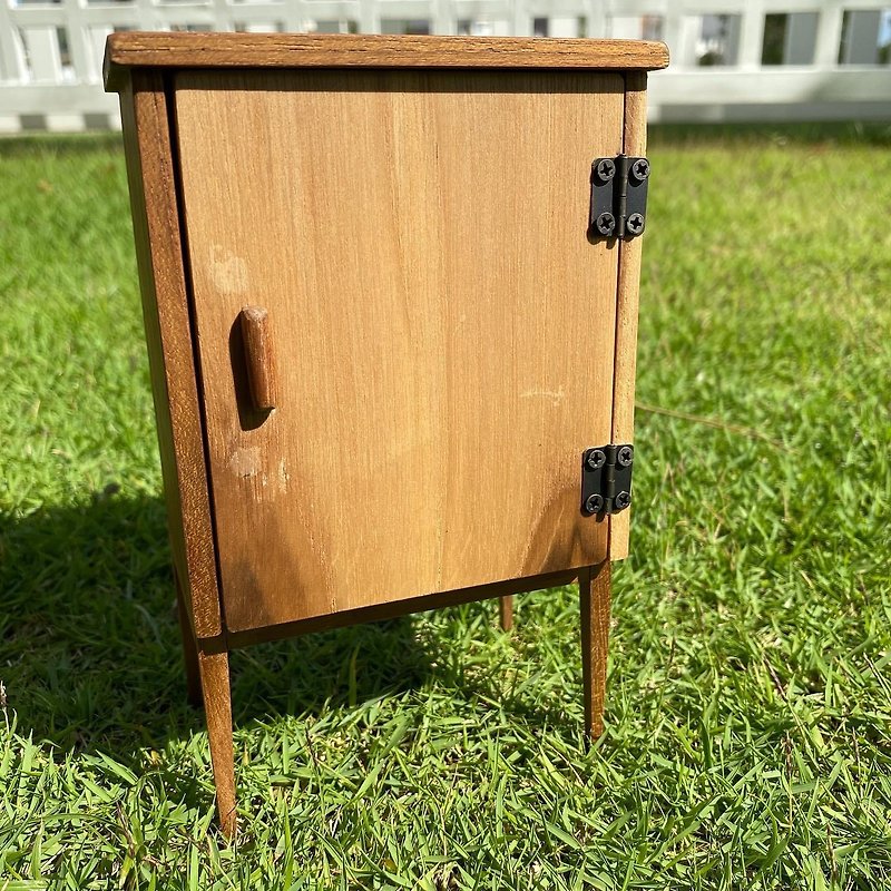 Small jewelry storage teak box - 收纳用品 - 木头 咖啡色