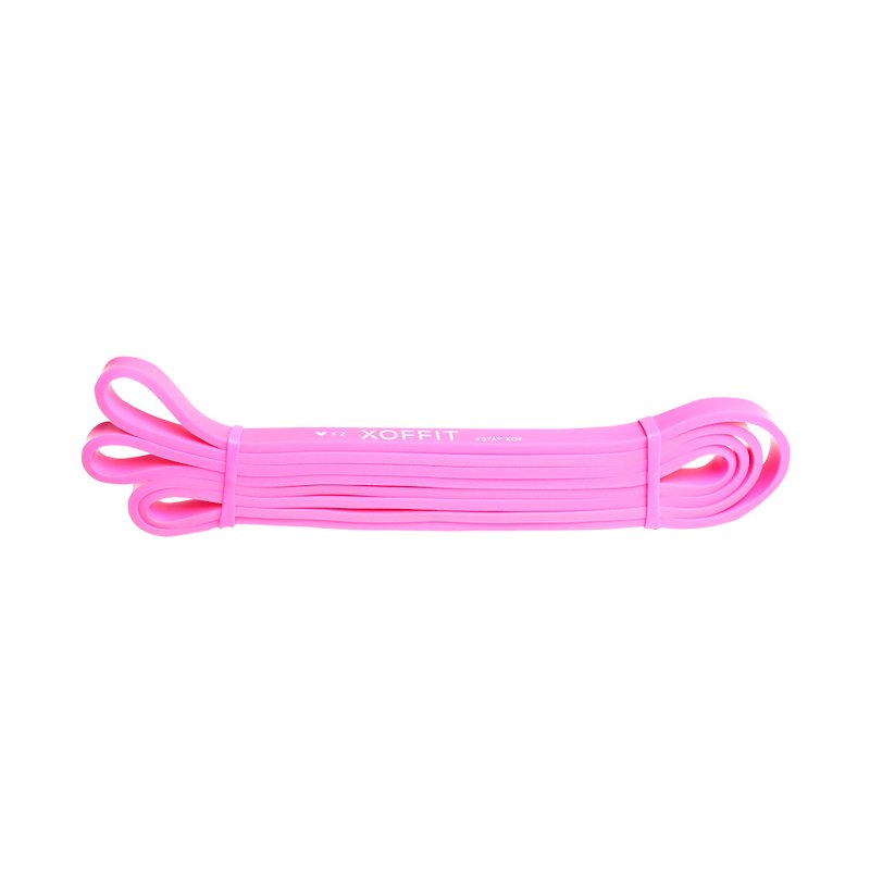 【XOFFIT】健身居家运动弹力绳 level2 - 运动/健身用品 - 乳胶 粉红色