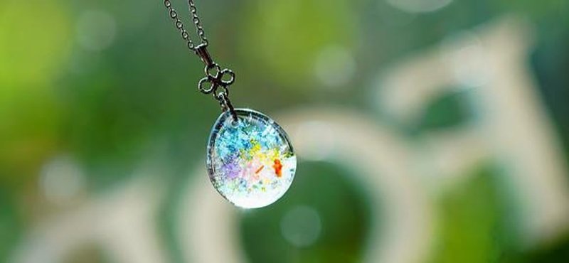 【受注制作】 Flowery garden - 项链 - 其他金属 