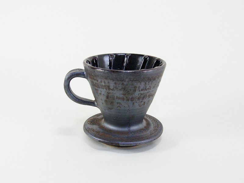 圆锥形咖啡滤杯 - 咖啡杯/马克杯 - 陶 黑色