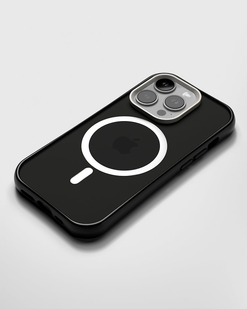【限时6折】NUDIENT | iPhone14系列透明手机壳-透黑magsafe - 手机壳/手机套 - 塑料 黑色