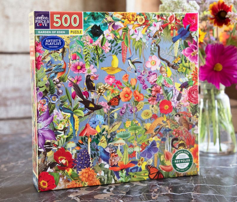 eeBoo 500片拼图 - 伊甸园 Garden of Eden  500 Piece Puzzle - 拼图 - 纸 多色