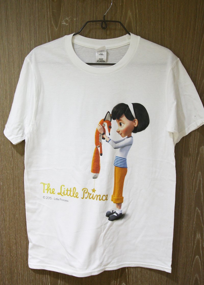 小王子电影版授权 - T恤 - 女装 T 恤 - 棉．麻 橘色
