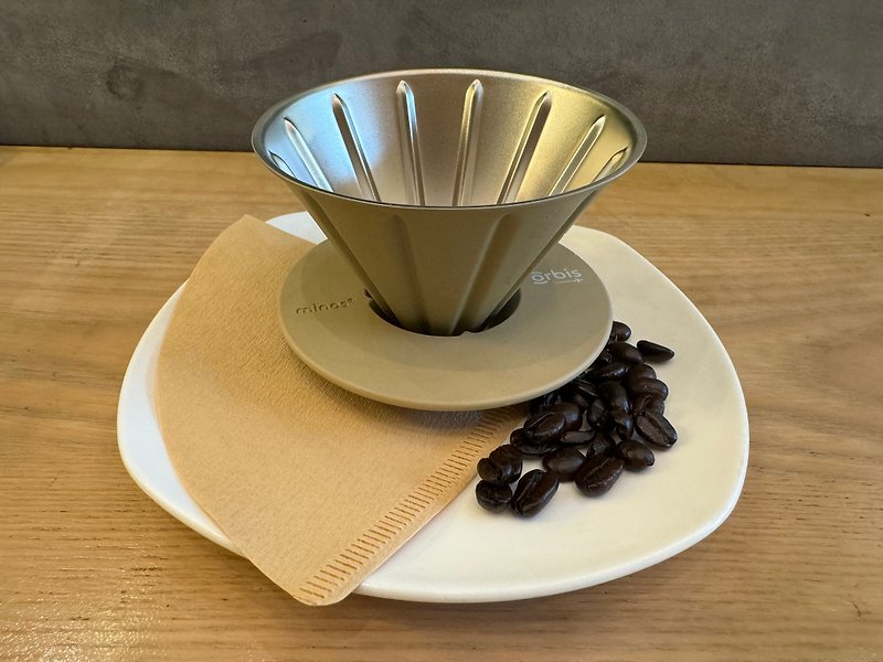 Orbis x Minos 不锈钢滤杯 - 卡其色 - 咖啡壶/周边 - 不锈钢 