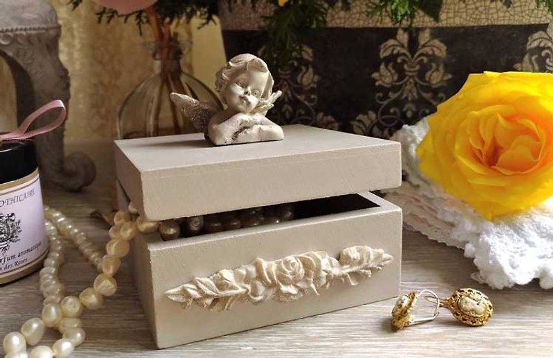 饰品置物收纳盒-天使造型 - 收纳用品 - 木头 银色