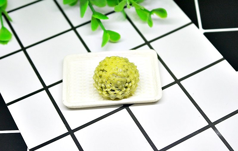 ➽黏土系列-日本和果子☛菊-➪磁铁系列 #冰箱磁铁# #黑板磁铁# #日式# #文具# - 冰箱贴/磁贴 - 粘土 绿色
