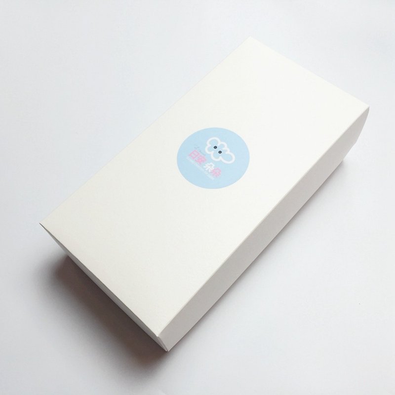 安抚毯礼盒包装(盒+纸袋+小卡) 加购限定 - 满月礼盒 - 纸 白色