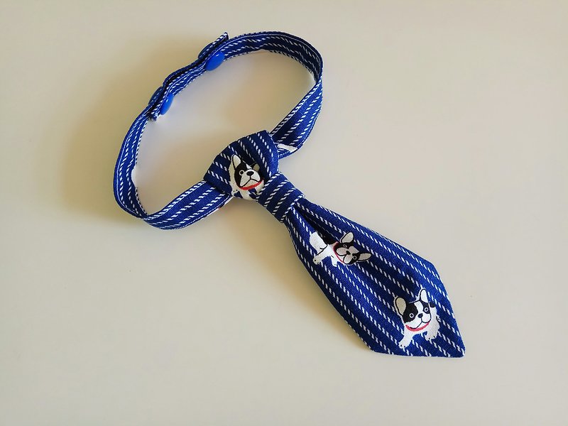 圣诞礼物 <蓝> 狗儿 幼儿领带 宝宝领结 1入 领带 领结 - 其他 - 纸 蓝色