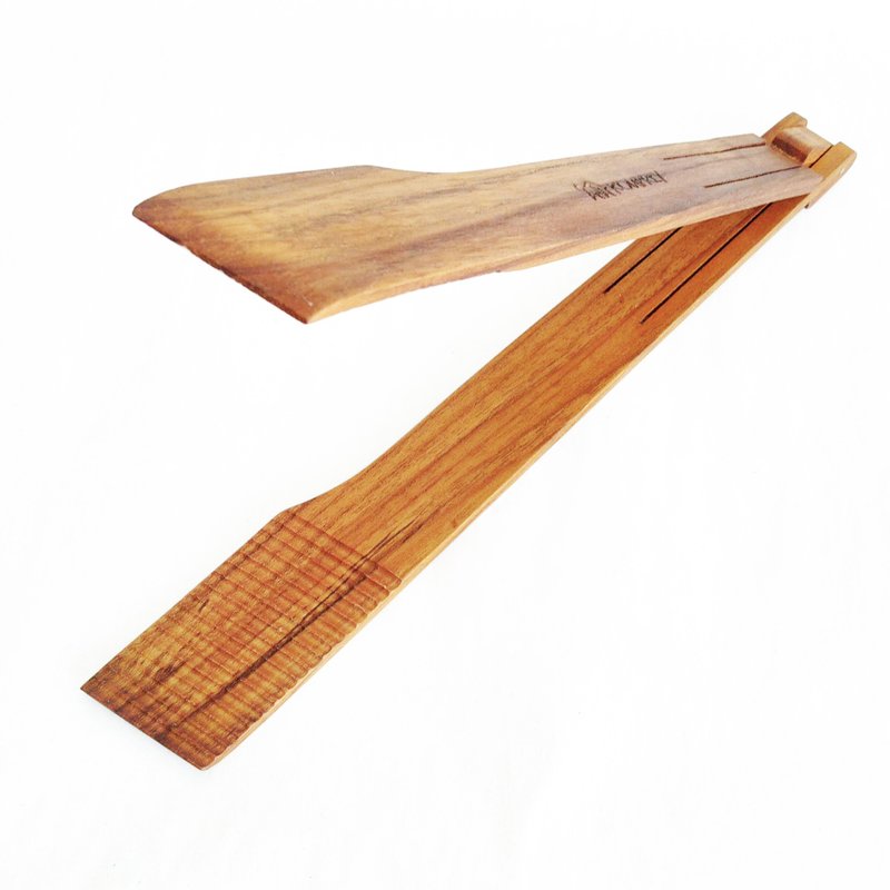 KOUPREY Wooden Foldable Ice Tongs Cooking Serving Buffet Tea Party - 其他 - 木头 咖啡色