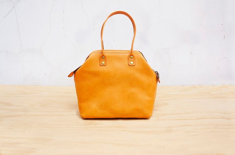 新革のunsimple 手提包 - 手提包/手提袋 - 真皮 橘色