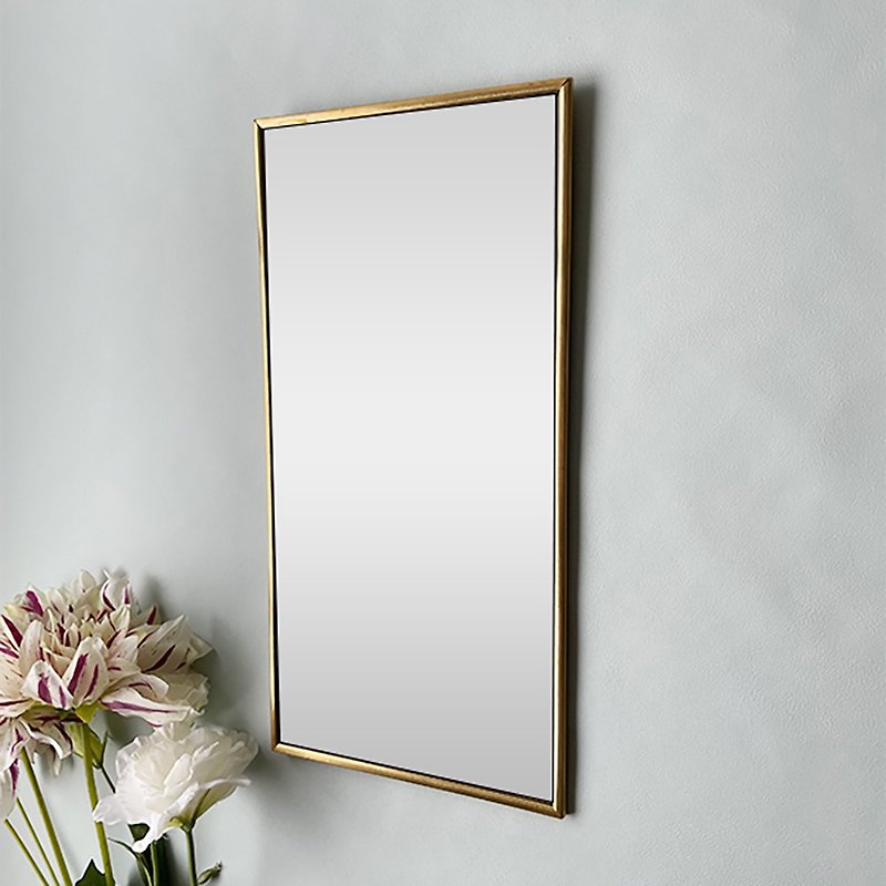 黄銅牆壁掛鏡 Odier Brass Mirror XL Size オディエ 真鍮ミラー 日本製 - 彩妆刷具/镜子/梳子 - 铜/黄铜 金色