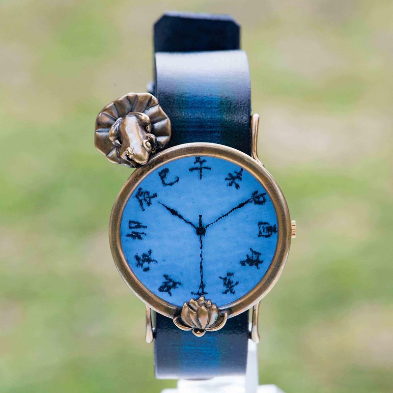 蓮、きれいね腕時計Lパステルブルー - 女表 - 其他金属 蓝色