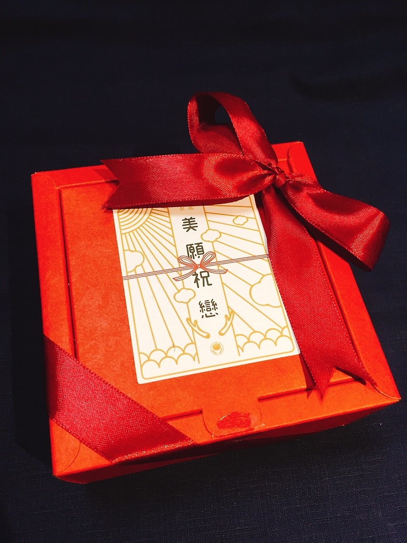【美愿祝恋】祈愿茶包 / 12件小礼盒 / 茶包3g x 12包 盒装 - 茶 - 新鲜食材 红色