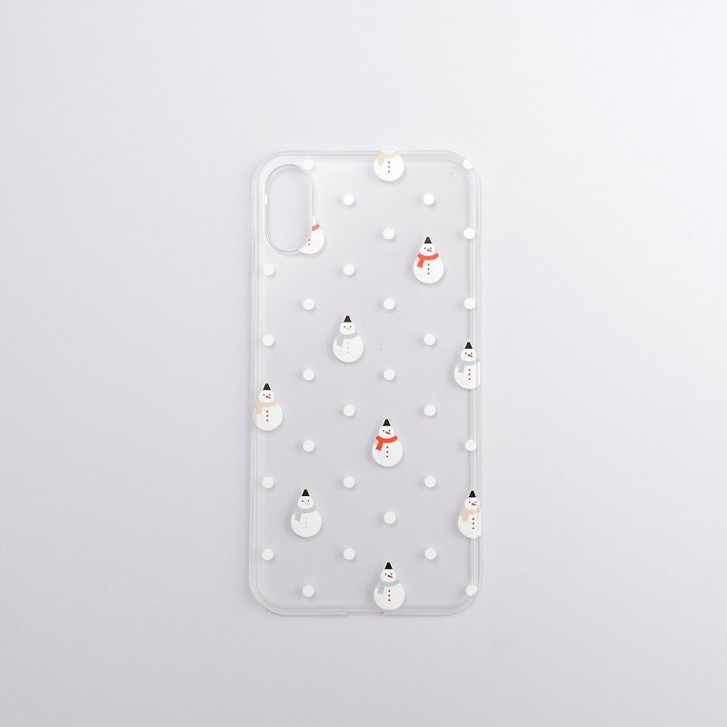 Mod NX单买专用背板/圣诞限定款-耶诞雪人-雪花版 for iPhone系列 - 手机配件 - 塑料 多色