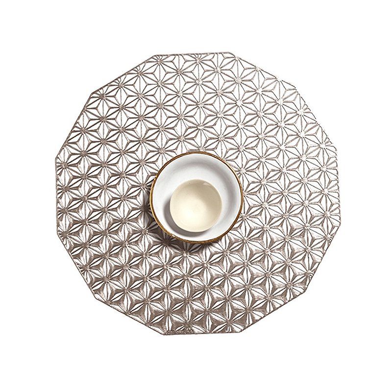 万花筒 Kaleidoscope 圆形餐垫35.6cm(共四色可选) - 餐垫/桌巾 - 塑料 灰色