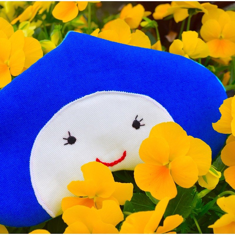 小蓝帽  眼罩 蓝色／送荷包／可定制化 - 其他 - 棉．麻 蓝色