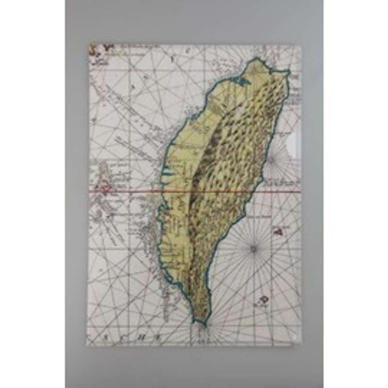 国立台湾历史博物馆－地图L型夹2（1728年-中华沿岸地区海图） - 文件夹/资料夹 - 塑料 多色