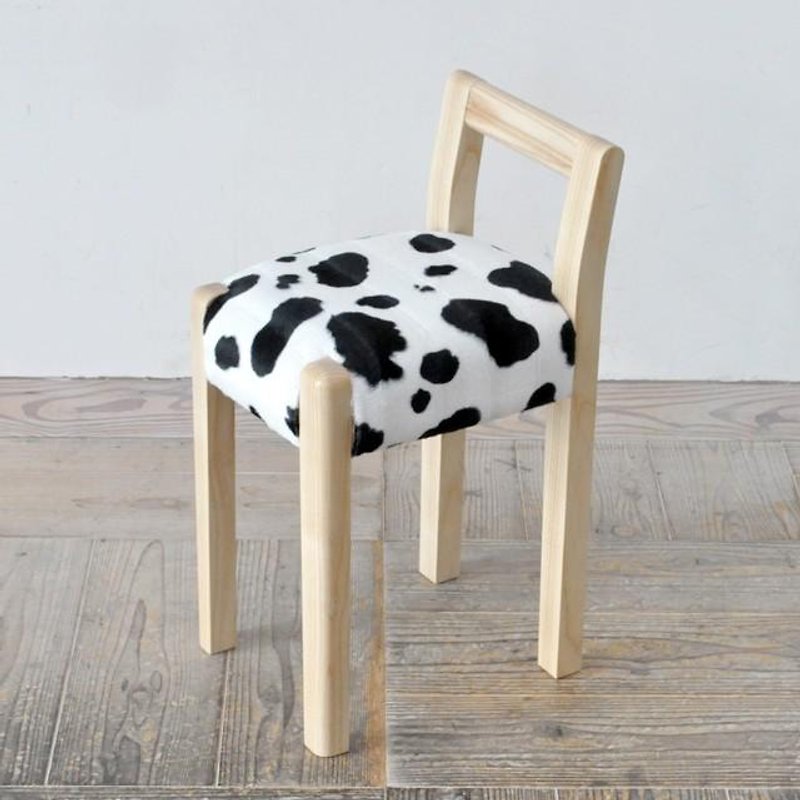 玄関スツール mini ( ナチュラル × Cow ) - 其他家具 - 木头 白色