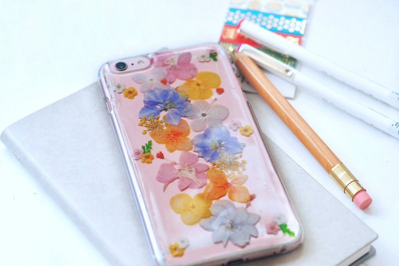 押花手机壳 | pressed flower phone case - 手机壳/手机套 - 植物．花 粉红色