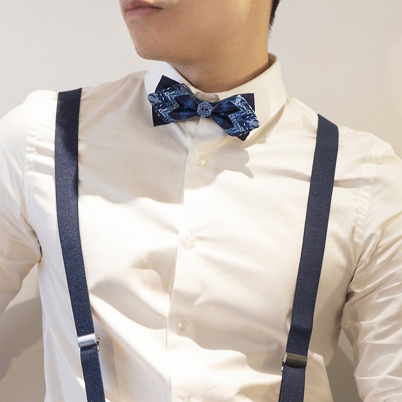 蓝色蓝宝石领呔 Bow Tie - 领结/领巾 - 其他人造纤维 