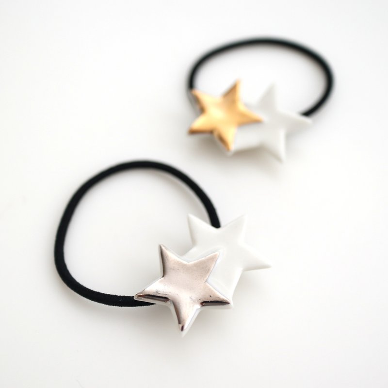 LIMITED Special star hair tie - 发饰 - 瓷 金色