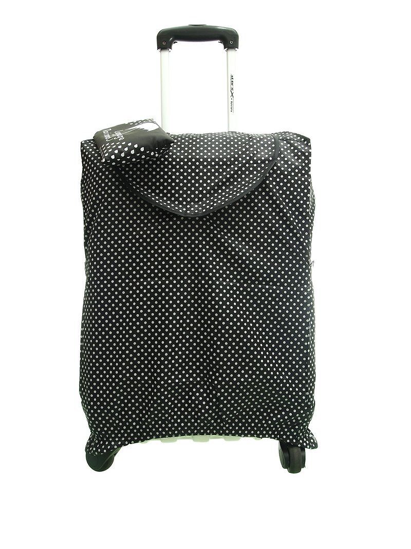 波点可折叠行李的防水雨衣 - 黑色 - 雨伞/雨衣 - 防水材质 黑色