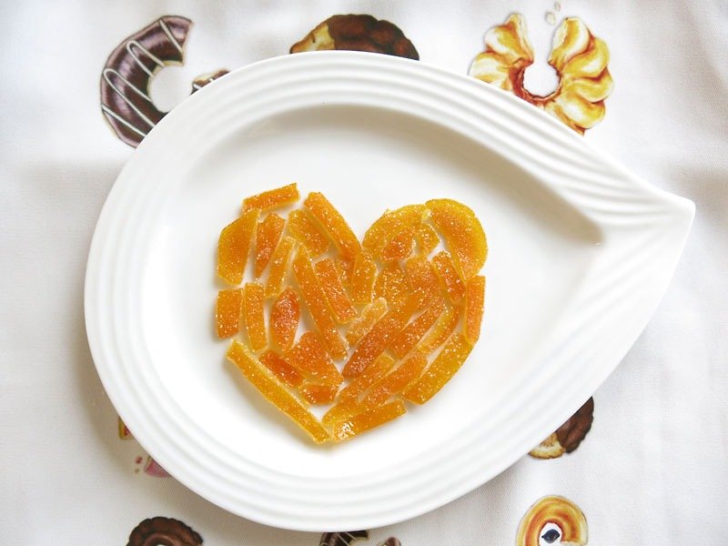 幸福果铺-幸福香甜橙皮干幸福包 - 水果干 - 新鲜食材 橘色