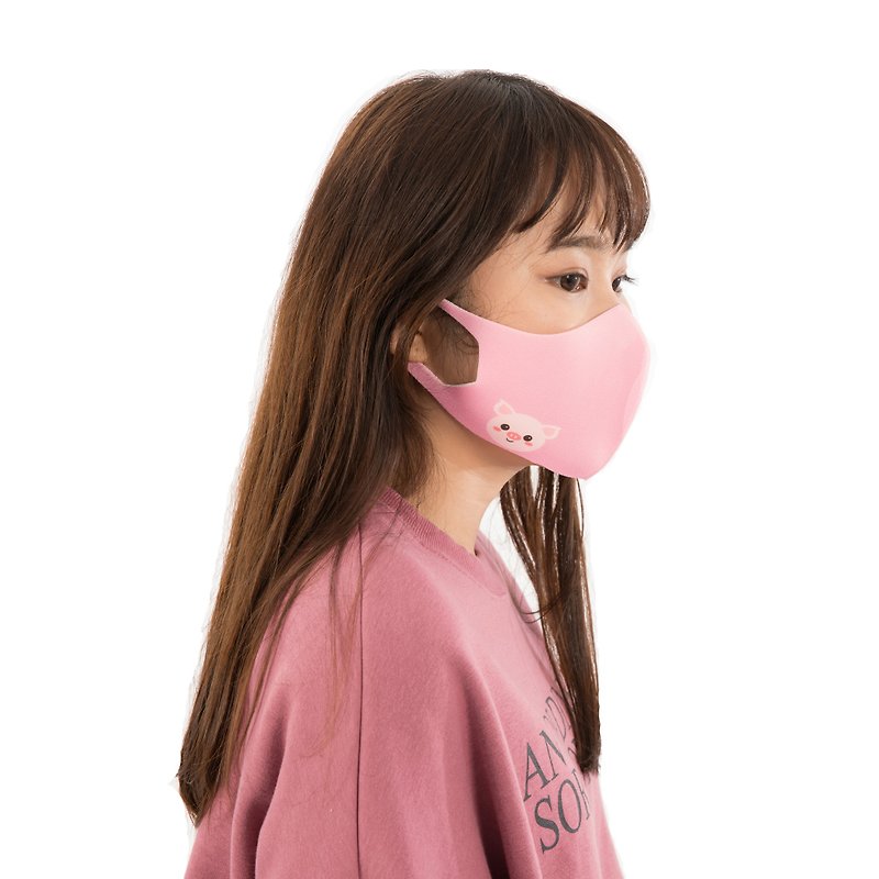 换季折扣─莓果小猪-S/M-3D立体透气口罩 - 口罩 - 其他材质 多色