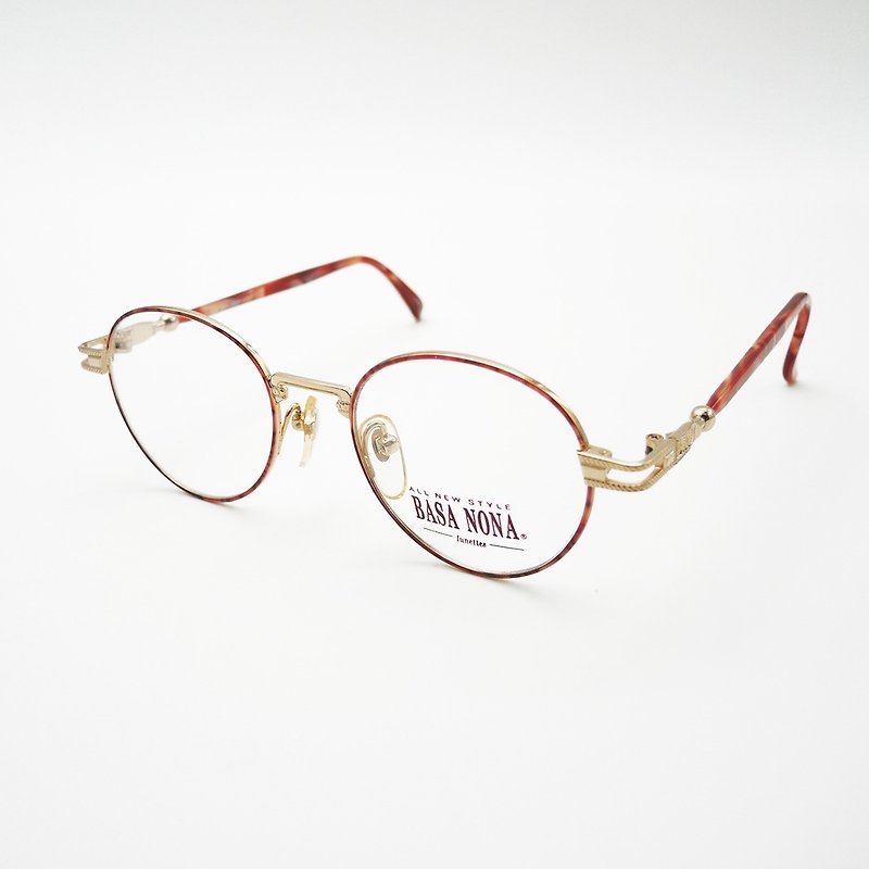 脱窗眼镜行 / 日本雕花22K金眼镜框  no.A11 vintage - 眼镜/眼镜框 - 24k 金 