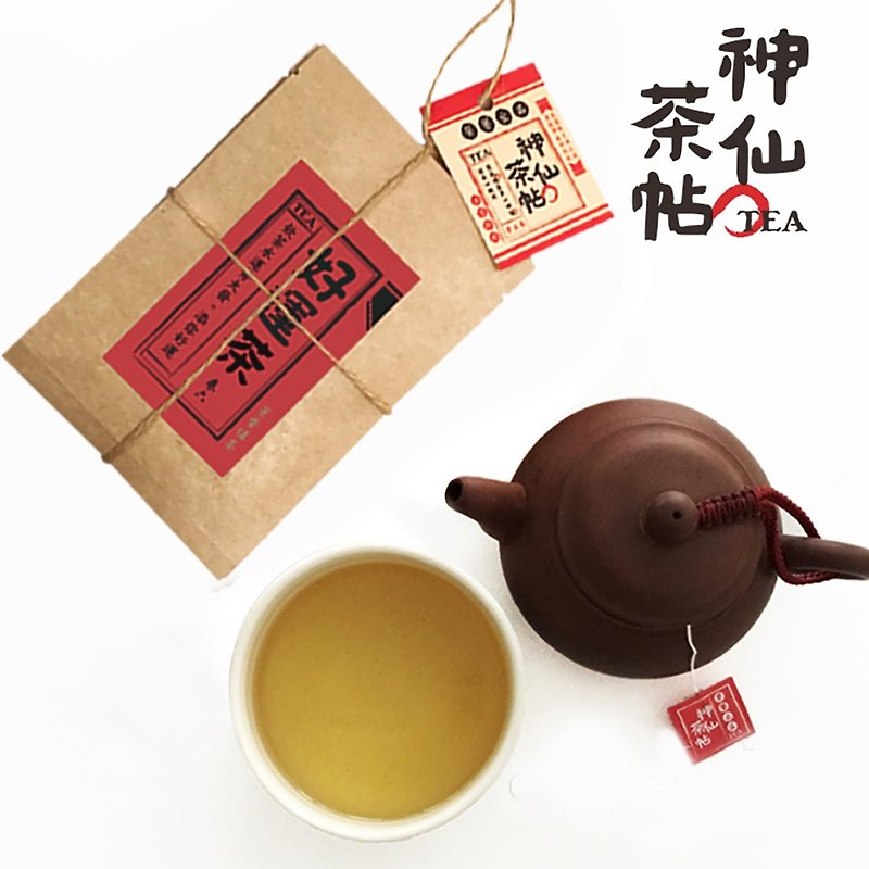 神仙茶帖-好运茶-茉香绿茶-5包入 - 茶 - 纸 红色
