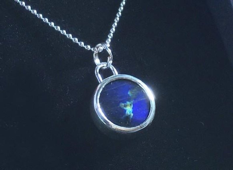 ◇フィンランドの宝石◇スペクトルライト（スペクトロライト）　ＳＶペンダント2 - 项链 - 宝石 蓝色