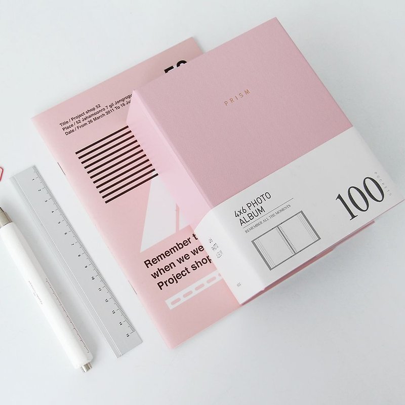 小瑕出清-4X6黑相本(100张)-粉棠,IDG74105-X1 - 相簿/相册 - 塑料 粉红色
